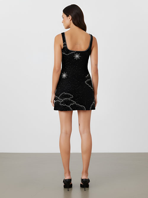 Selene-Moonlit Mini Dress