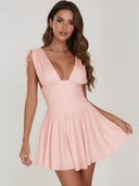Vivian-Elegant Mini Dress