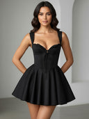 Elsa-Corset Flare Dress