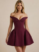 Asha-Halter Mini Dress - Vessita