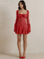 Ines-Flare Sheer Dress