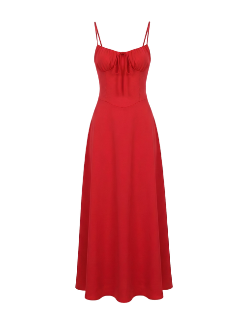 Joelle-Elegant Flowy Dress - Vessita