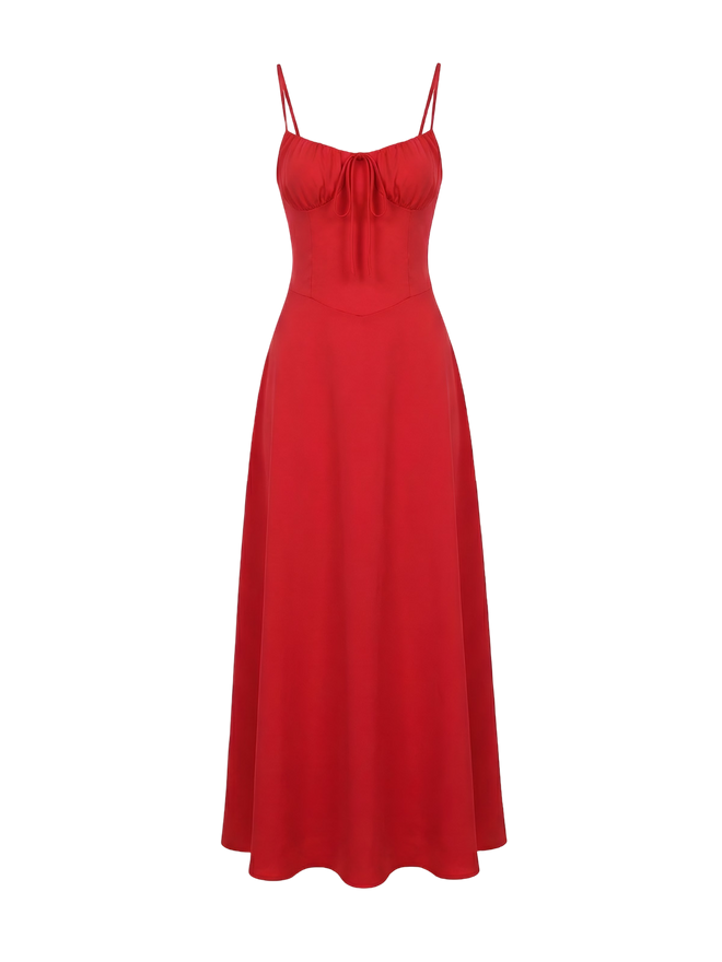 Joelle-Elegant Flowy Dress - Vessita