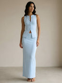 Elara-Cutout Maxi Dress