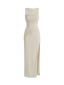 Belle-Draped Maxi Gown