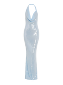 Elure-Drape Shine Dress