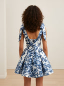 Lilia-Bow Floral Dress