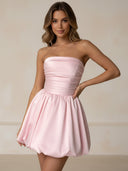 Ray-Strapless Glow Dress