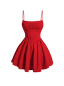 Noura-Corset Mini Dress