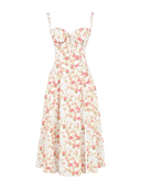 Amelia-Floral Midi Dress