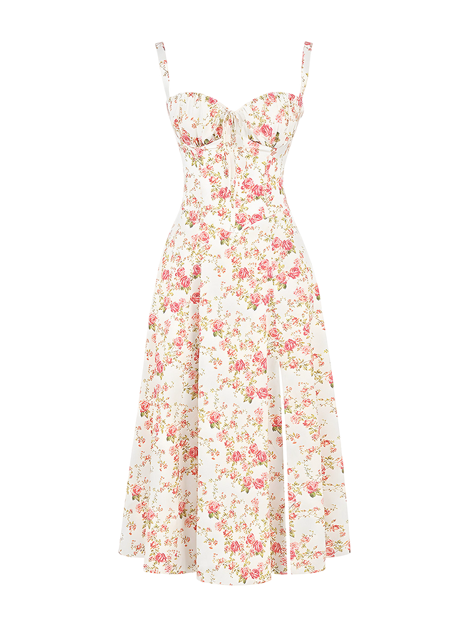 Amelia-Floral Midi Dress
