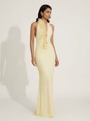 Dahlia-Flare Detail Gown