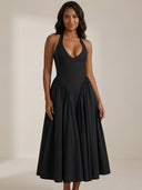 Noelia-Halter Midi Dress