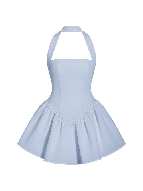 Solei-Halter Mini Dress