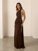Mira-One Shoulder Gown