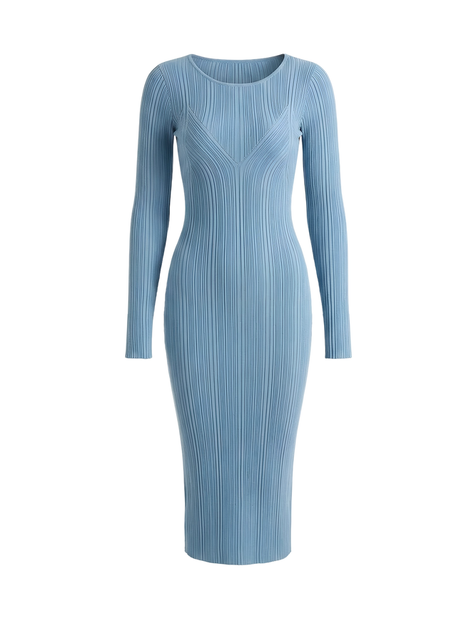 Mara–Sculpt Knit Dress - Vessita
