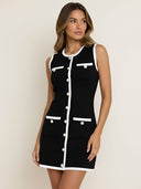 Noor-Scallop Hem Dress