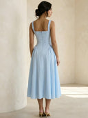 Bianca-Elegant Midi Dress - Vessita