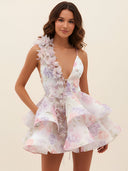 Sela–Blossom Wave Dress - Vessita