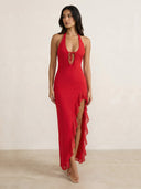 Raven–Side Slit Elegance