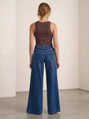 Luna-Wide Denim Pants