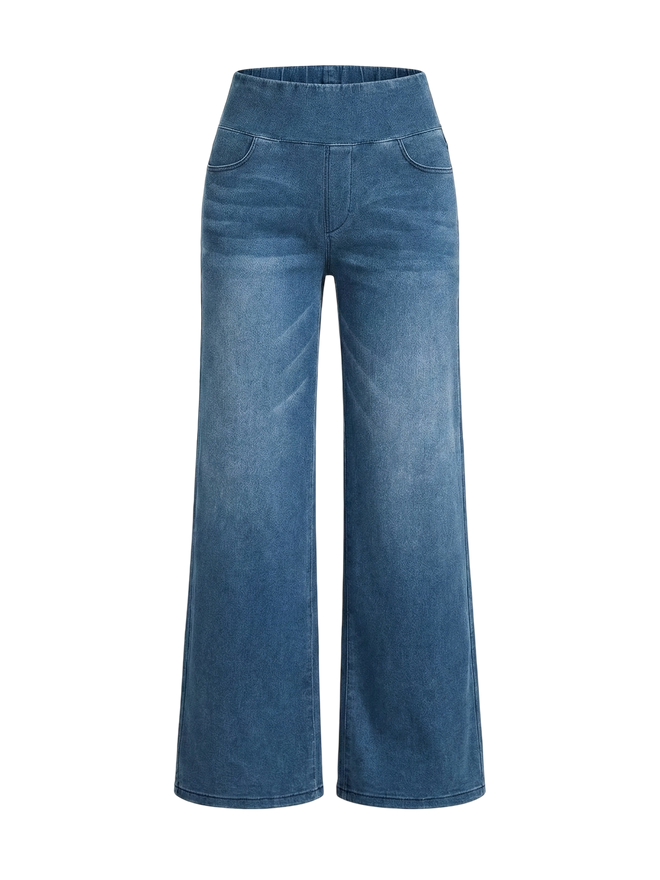 Nora-Luxe Wide Jeans