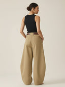 Nova-Wide Khaki Pants