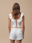 Elena-Lace Corset Top