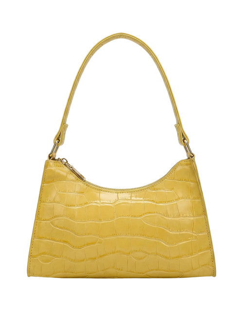 Nora-Glossy Croc Bag