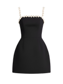 Nora-Pearl Trim Dress