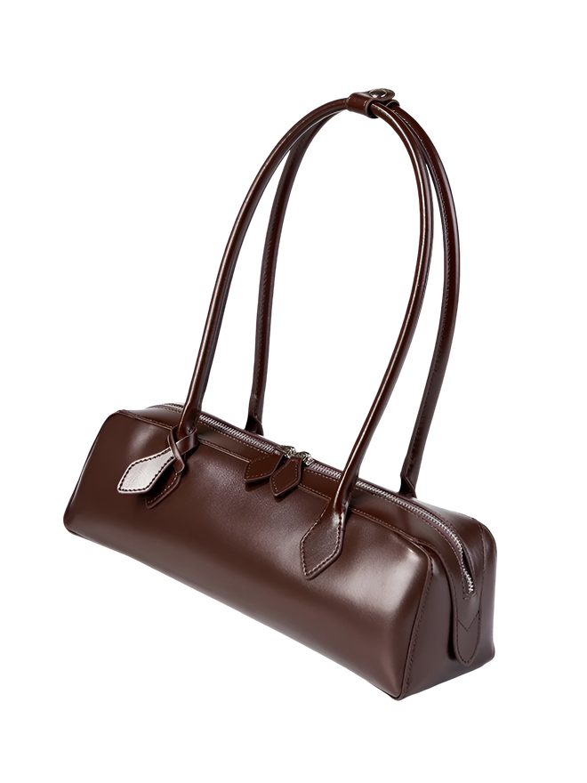 Ines-Gloss Barrel Bag