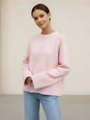 Lova–Soft Blush Sweater - Vessita
