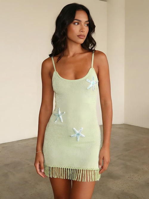 Nerina-Star Knit Dress