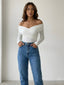 Mirel–Off-Shoulder Bodysuit - Vessita