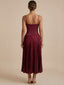 Rani-Satin Pleat Dress - Vessita