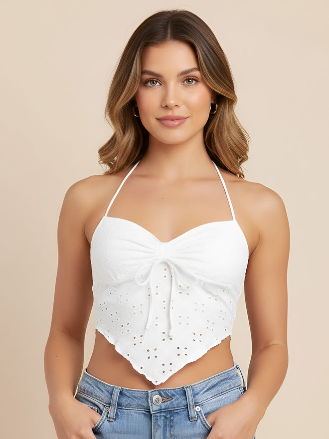 Alina-Tie Top