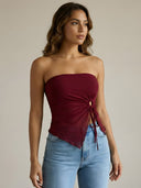 Lyra-Tie Front Tube Top