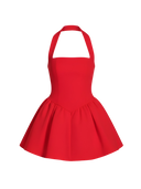 Solei-Halter Mini Dress