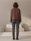 Nora-Plaid Short Coat
