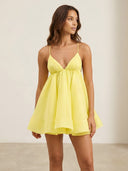 Ziva-Flowy Mini Dress