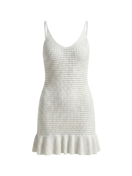 Roxana-Knit Ruffle Mini