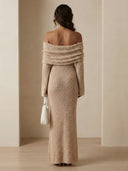 Cleo-Sheer Knit Dress