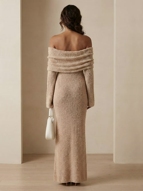Cleo-Sheer Knit Dress