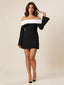 Faye-Off Shoulder Dress - Vessita