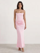 Alba-Drape Maxi Gown
