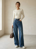 Nora-Cargo Wide Jeans