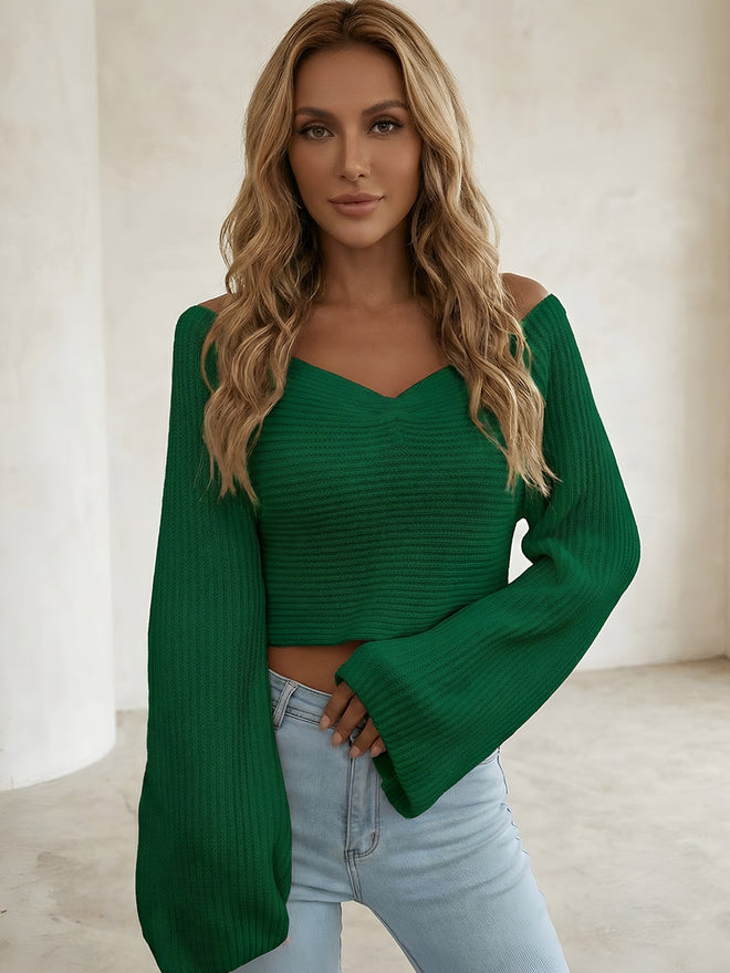 Eve–Soft OffShoulder Knit - Vessita