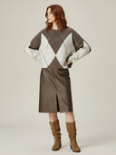 Lina-Argyle Knit