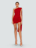 Rita-Ruched Bold Dress