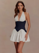 Talia-Two Tone Halter